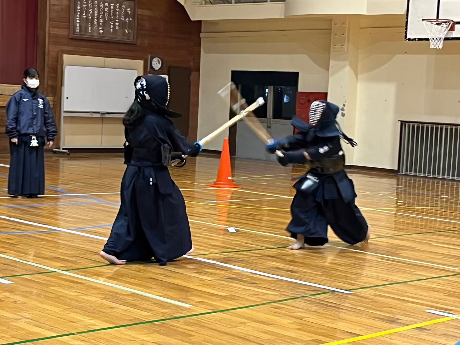 道場での稽古風景