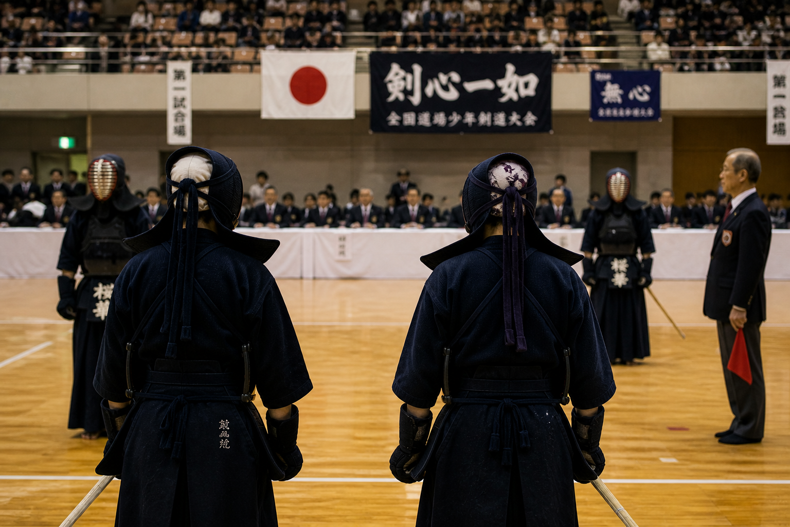 試合前の様子
