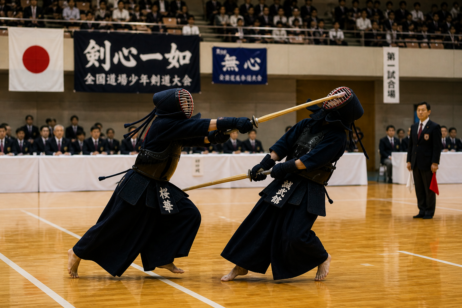 試合中の面打ち