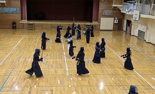 沼津桜華剣道の稽古風景2