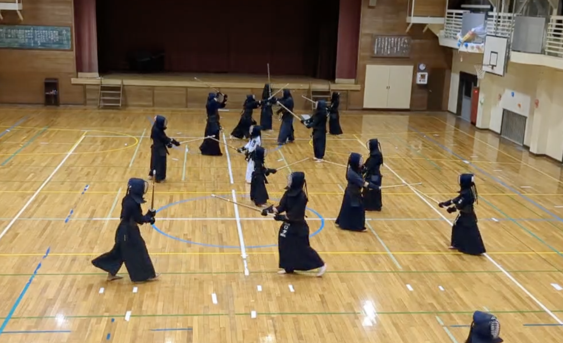 沼津桜華剣道会の稽古風景2