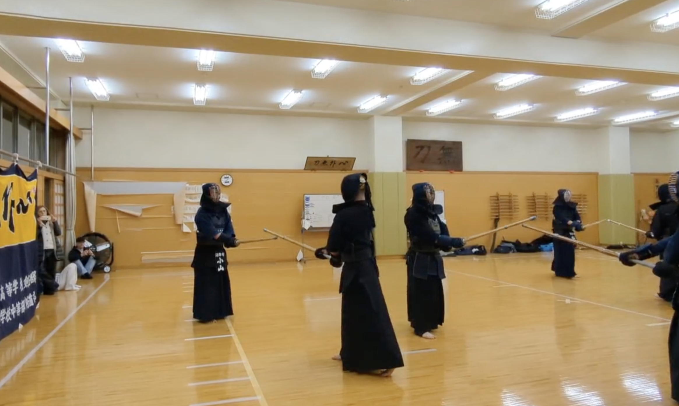 沼津桜華剣道会の稽古風景