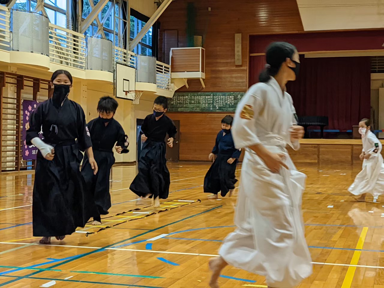 沼津桜華剣道少年団の稽古風景
